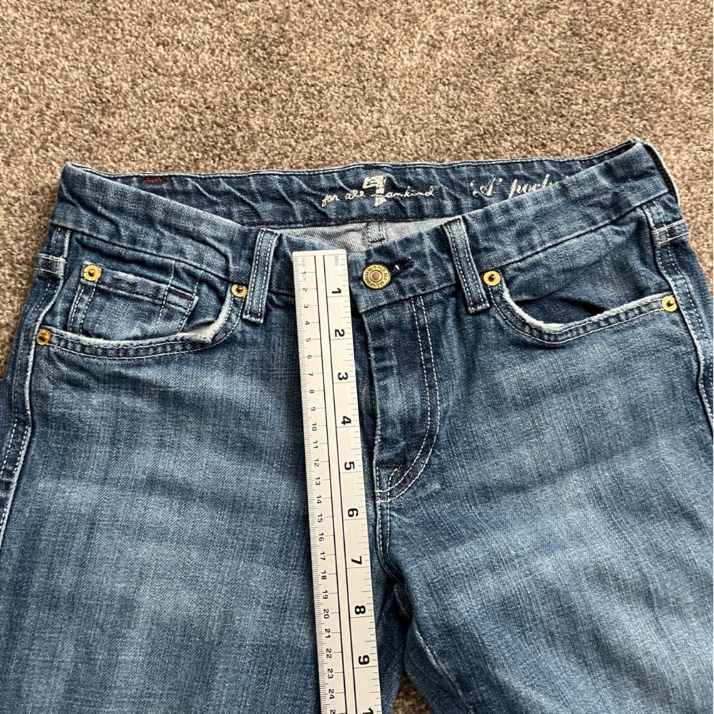 7 for All Mankind A pocket 28 Dark Blue - Picture 6 of 8